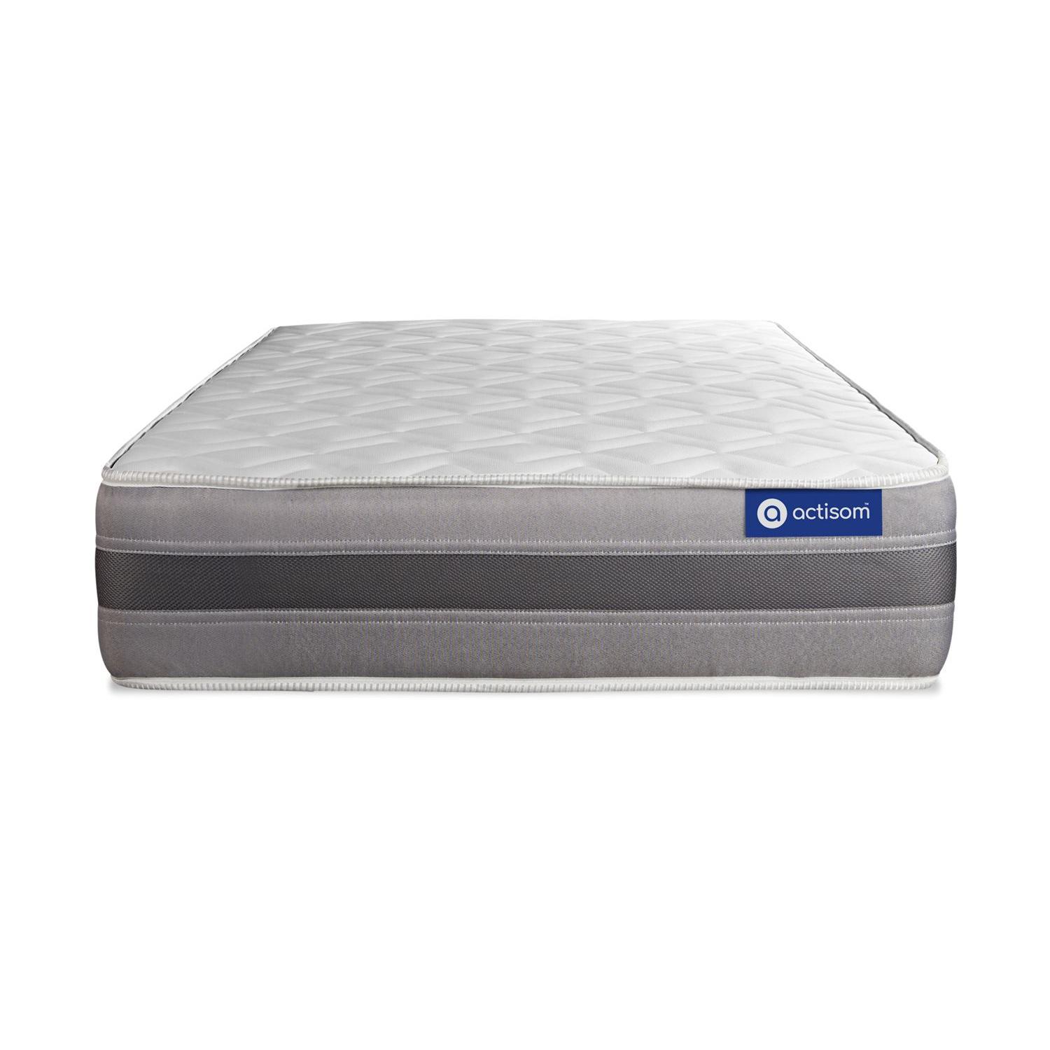 Colchón Actilatex relax 100x200cm, Grosor: 24cm, Látex y espuma viscoelástica, Moderadamente firme, 5 zonas de confort