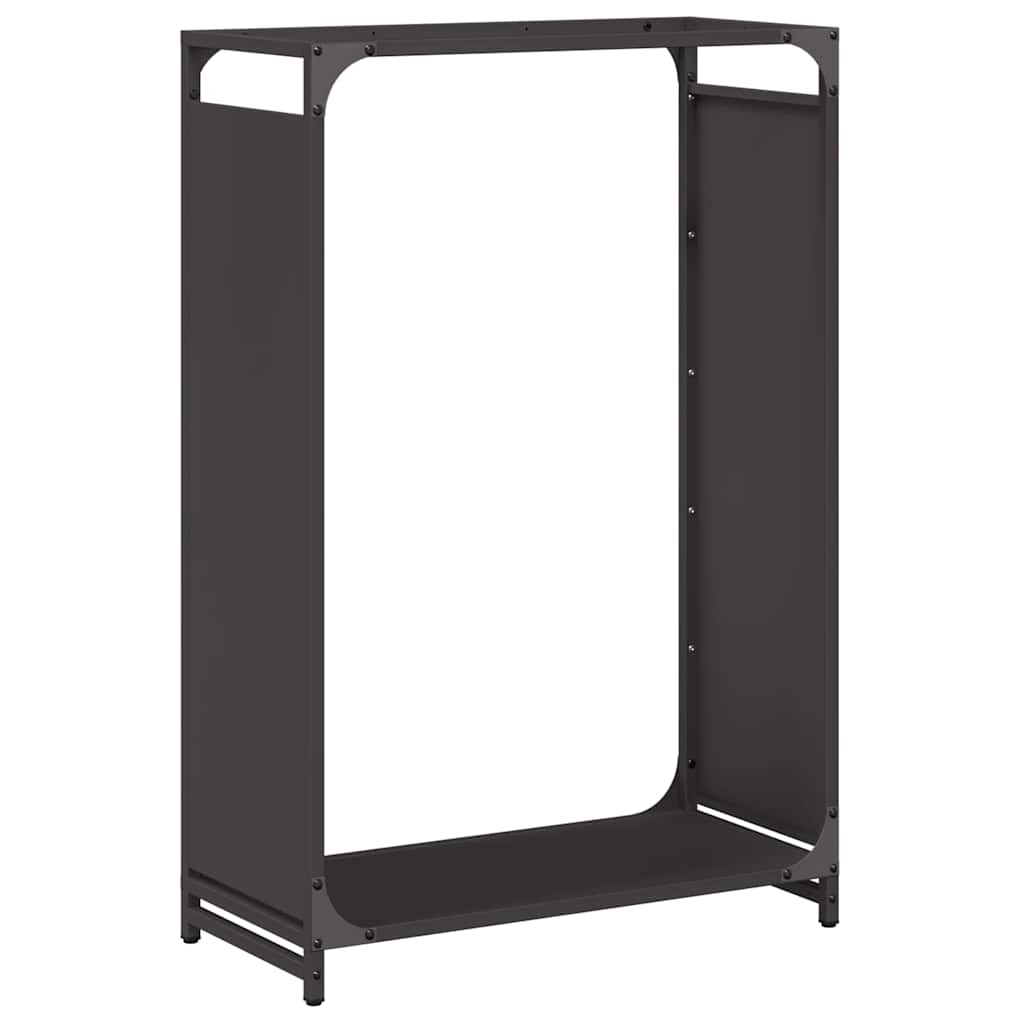 vidaXL Leñero 60x28x90 cm Acero laminado en frío en color Negro/Antracita/Verde oliva y más