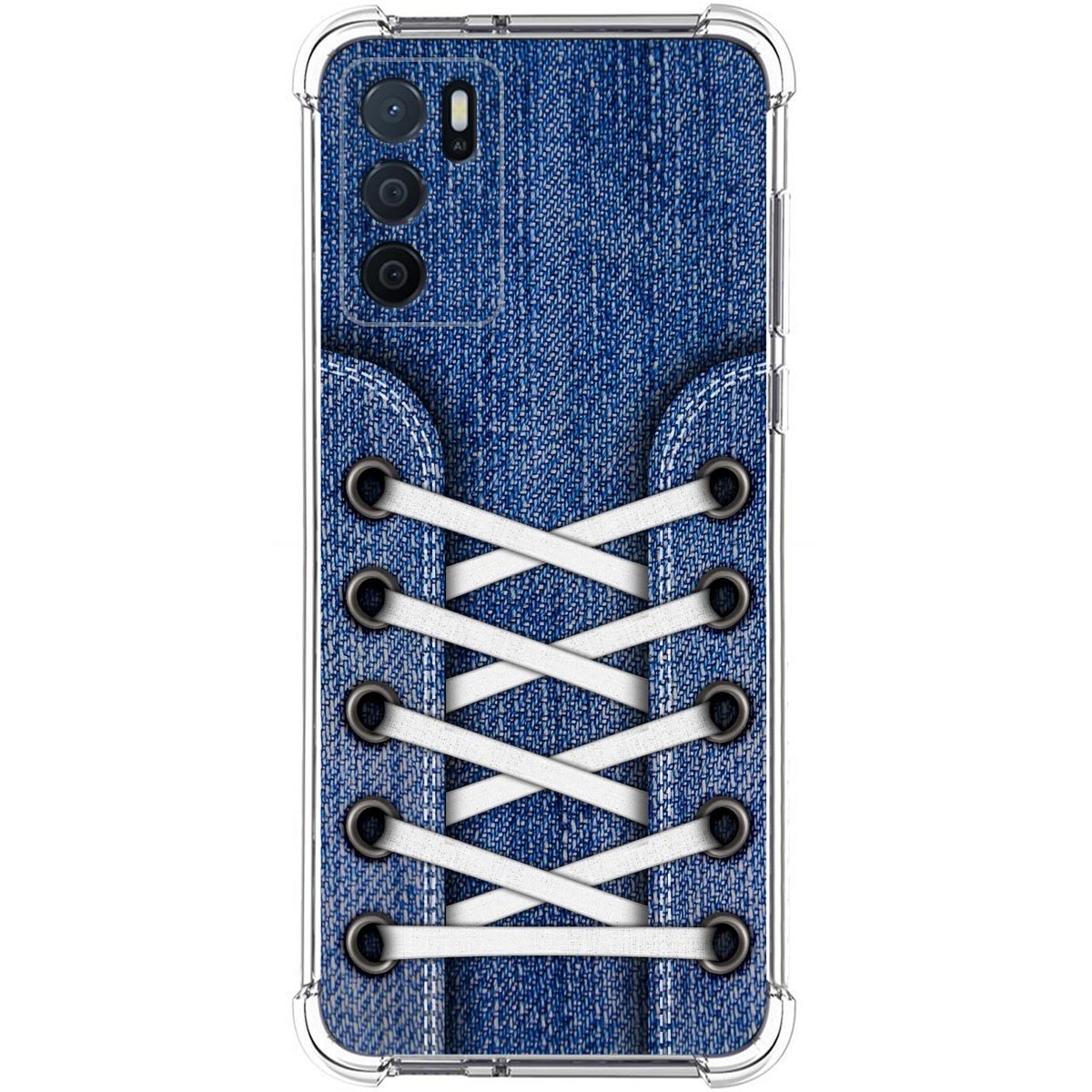 Funda Silicona Antigolpes para Oppo A54s diseño Zapatillas 01 Dibujos