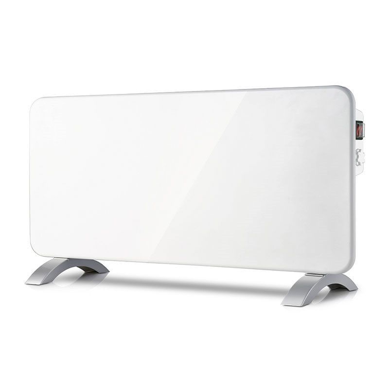 Radiador Plano Svan Svca20ph 2 Niveles De Potencia 2000w Cristal Blanco