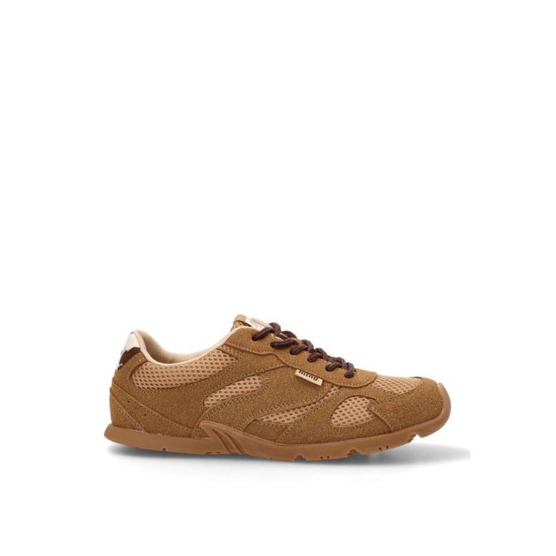 Zapatillas Casual Mustang - Mujer - Suela Plana - Modelo 60877 - Color Cuero