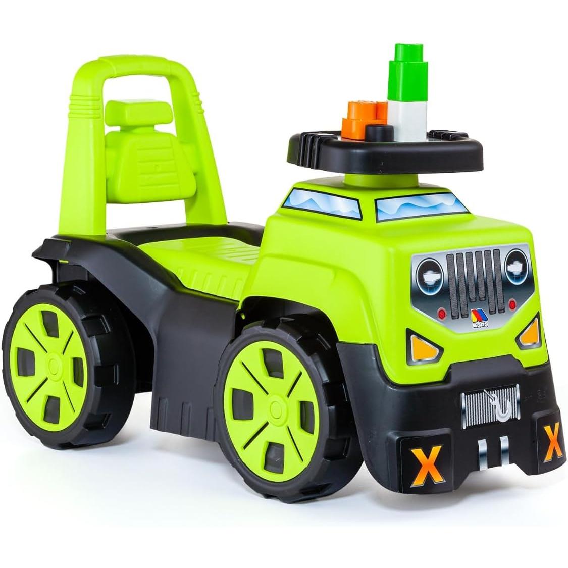MOLTO  Correpasillos 3 en 1 SUV con Juego de Bloques  CorrePasillos SUV  Juguetes Infantiles Seguros y Resistentes  Fomenta el Desarrollo de Niños y Niñas  +10 Meses (23203)