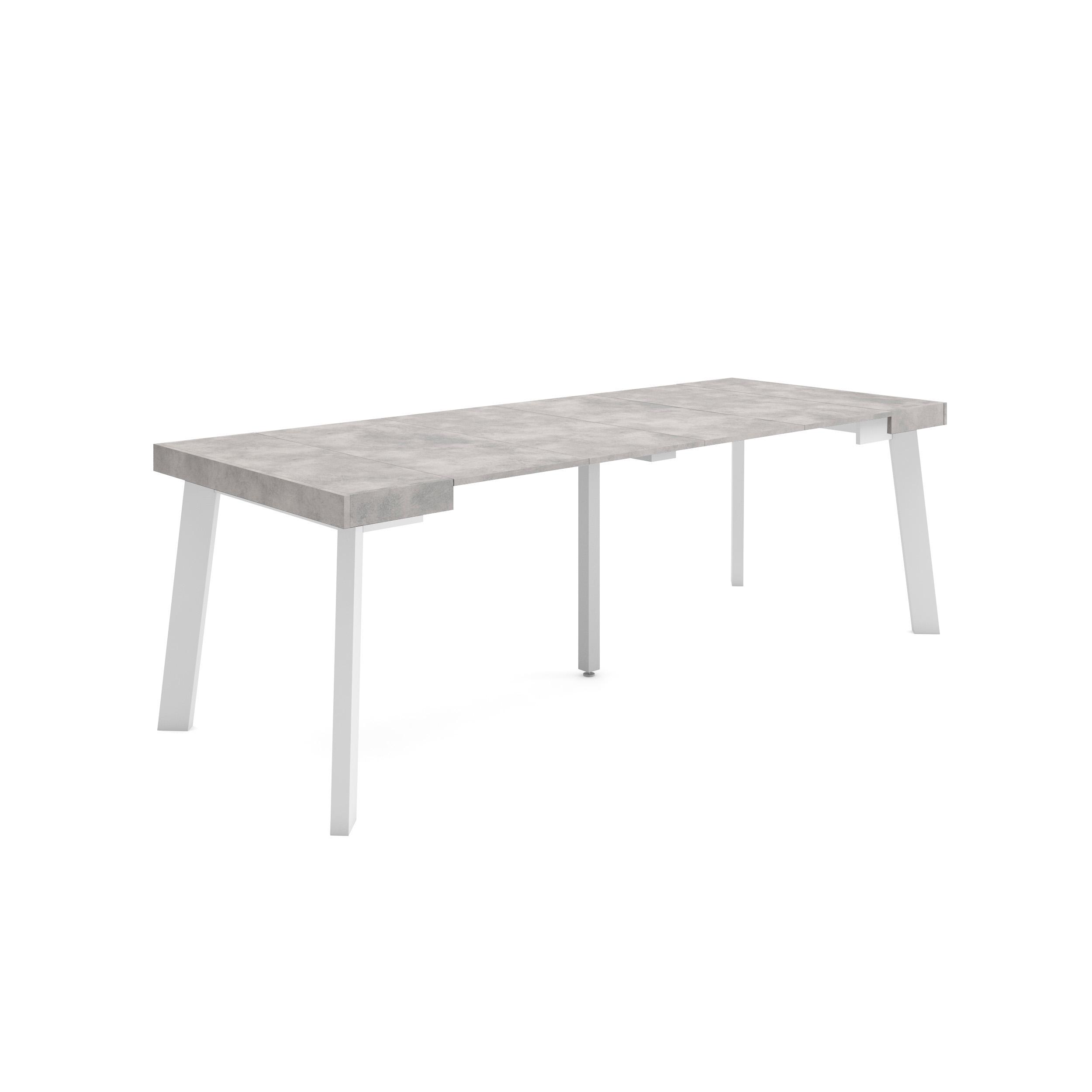 Skraut Home, Mesa Consola Extensible, Mesa Auxiliar, Tapa, 58/222x90x73cm, Práctica y Versátil, Estilo Moderno, Fácil Montaje