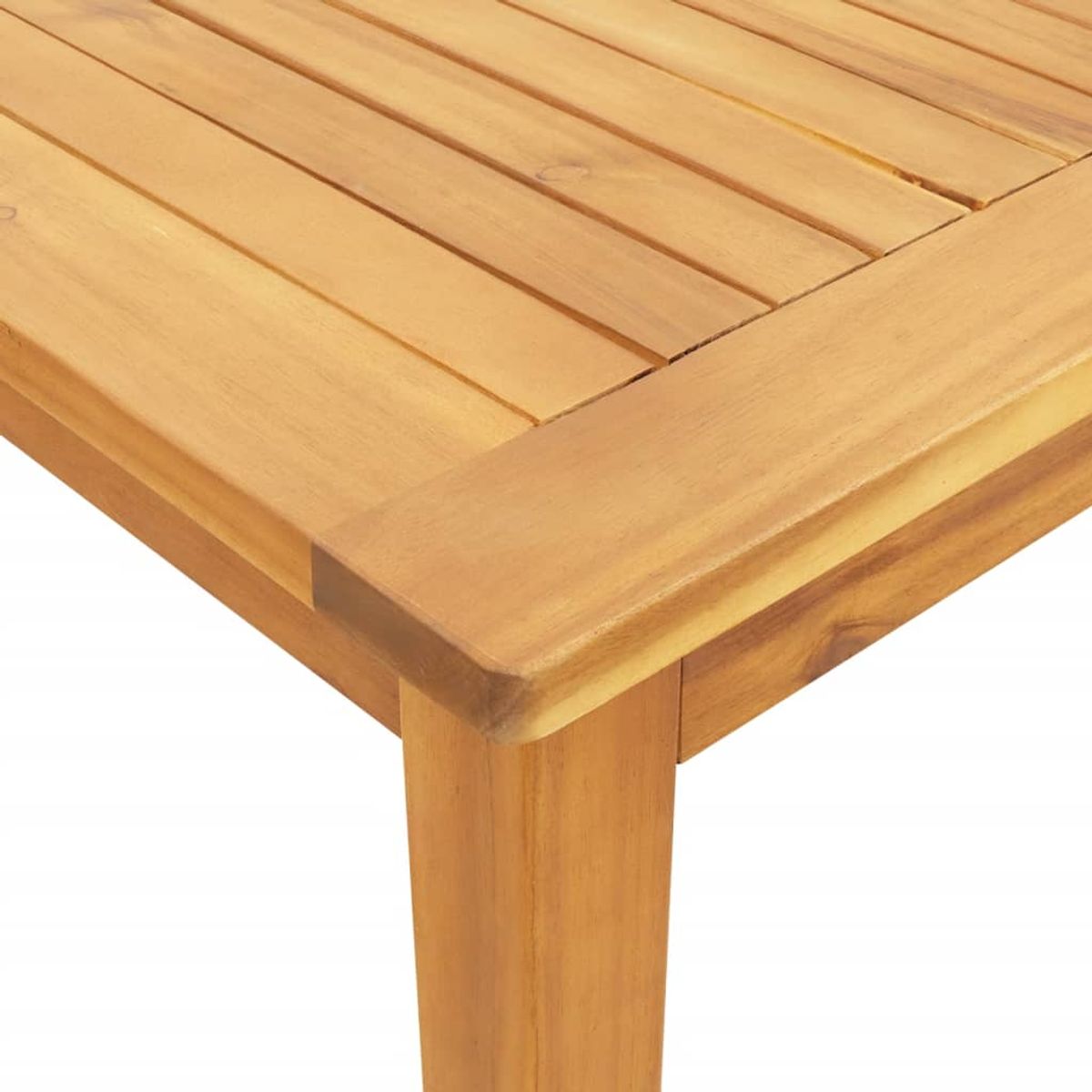 Conjunto de jardín Pétalo 6 sillas plegables + mesa natural