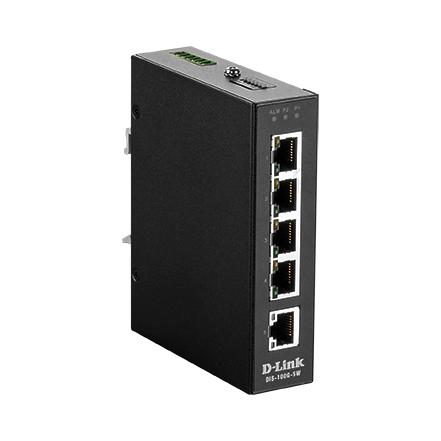 D-Link DIS?100G?5W 5 puertos RJ-45 Negro DIS-100G-5W