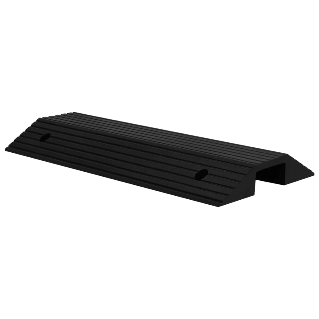 vidaXL Rampa de Umbral Goma Carretera Puerta Sillas de Ruedas Dimensiones 110 x 21 x 2, 5 cm,  49 x 40 x 8 cm y mas