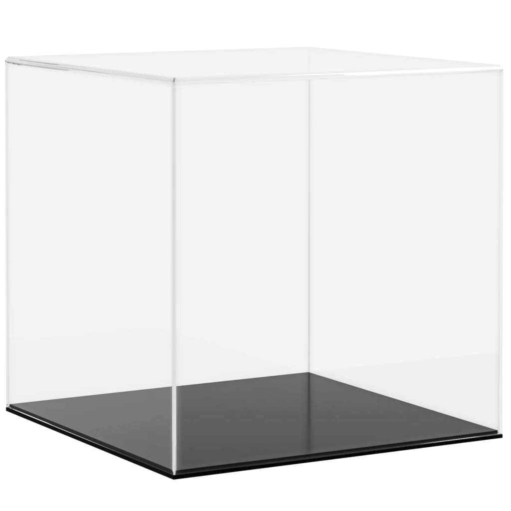 vidaXL Caja de Exposición Vitrina de Mostrador Colecciones Acrílico Transparente Dimensiones 14 x 14 x 22 cm,  17 x 12 x 25 cm,  24 x 12 x 11 cm y mas