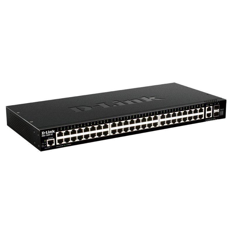 Switch Gestionable DD-Link DGS-1520-52 50 Puertos/ RJ-45 10/100/1000/ SFP+