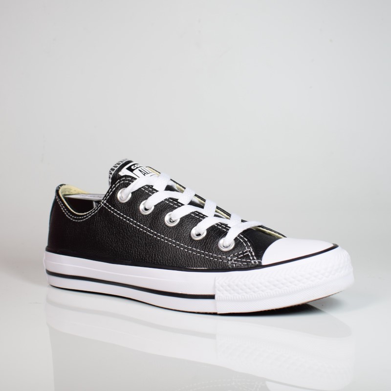 Zapatillas CONVERSE All Star Chuck Taylor Ox Negro Cuero-132174C Converse