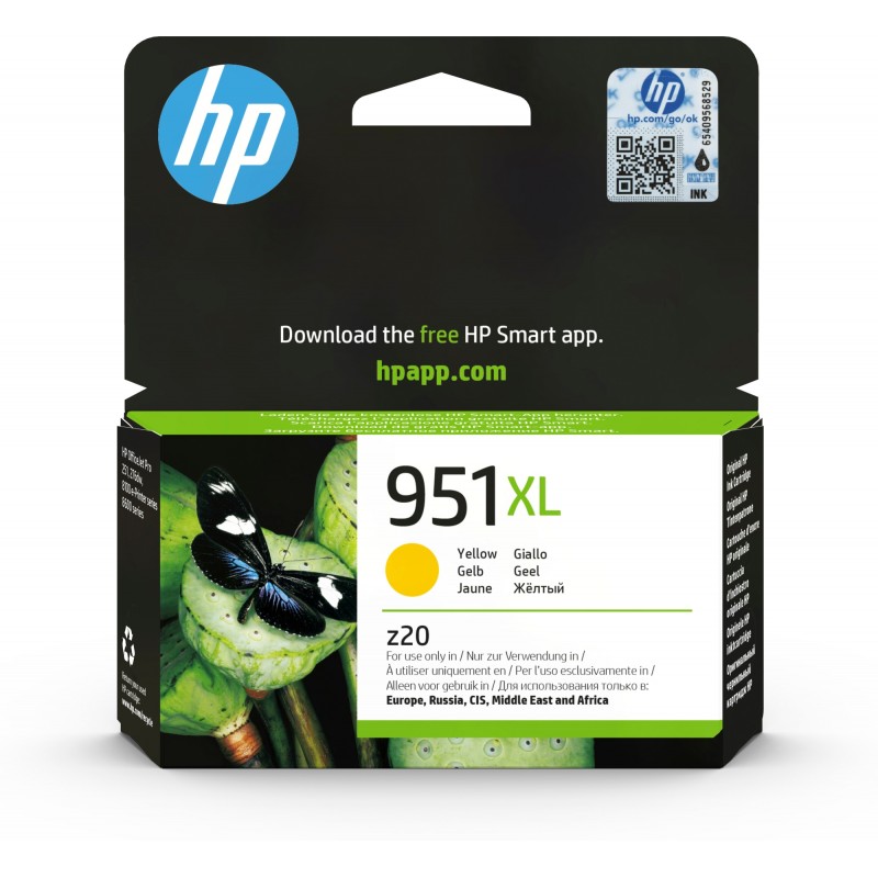 HP - Cartucho de tinta original 951XL de alta capacidad amarillo CN048AE