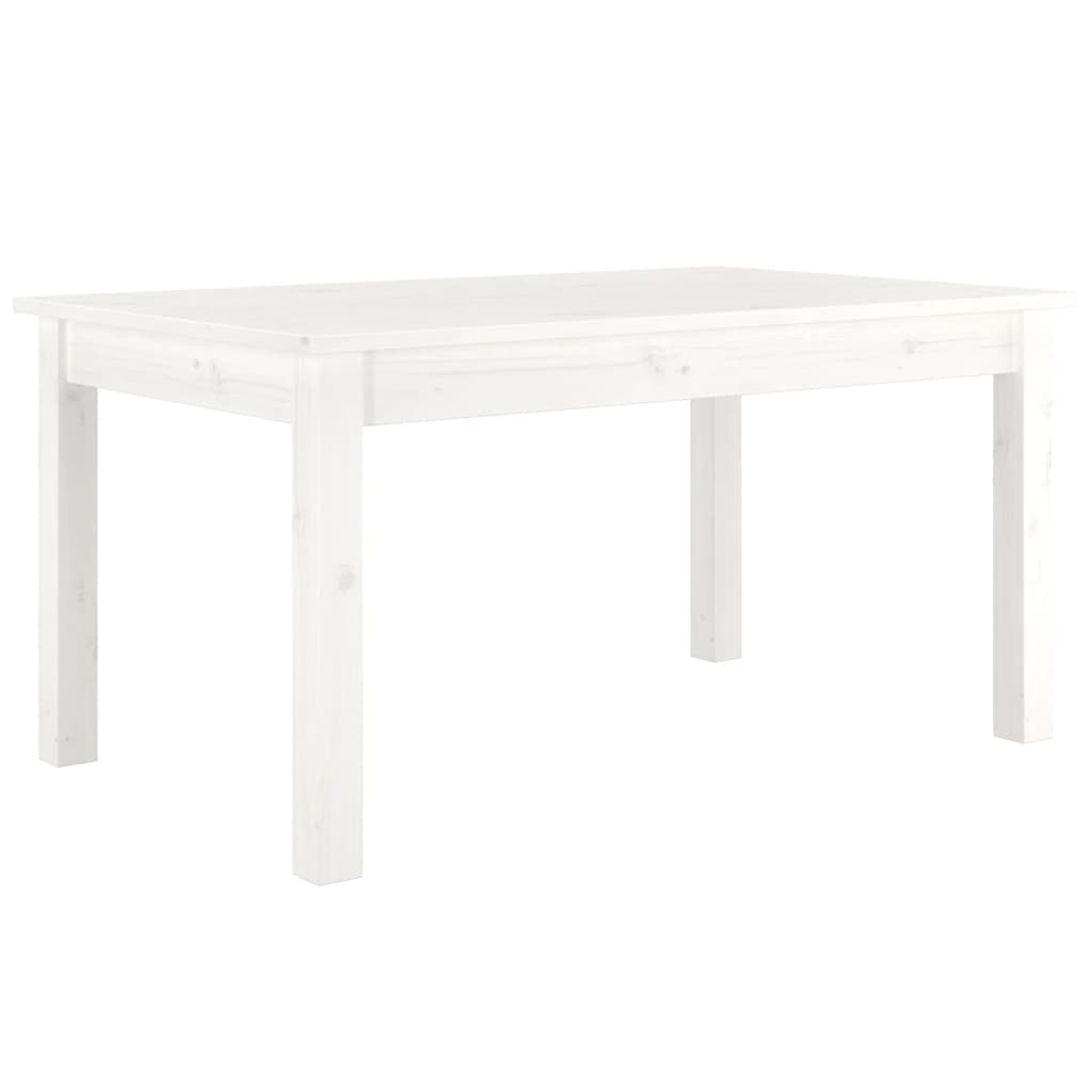 Vidaxl Mesa de Centro de Madera Maciza de Pino 80x50x40 Cm Natural