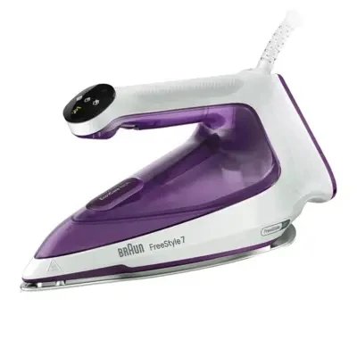 Plancha Plancha de vapor con bomba Braun 0127411000 | EloxalPlus, Vapor continuo 50 g/min, Violeta, Blanco