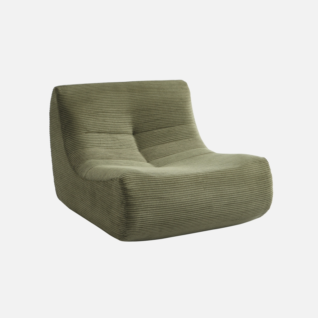 sweeek - Módulo para sofá modular de pana  , Sokol pana , 91x105x72