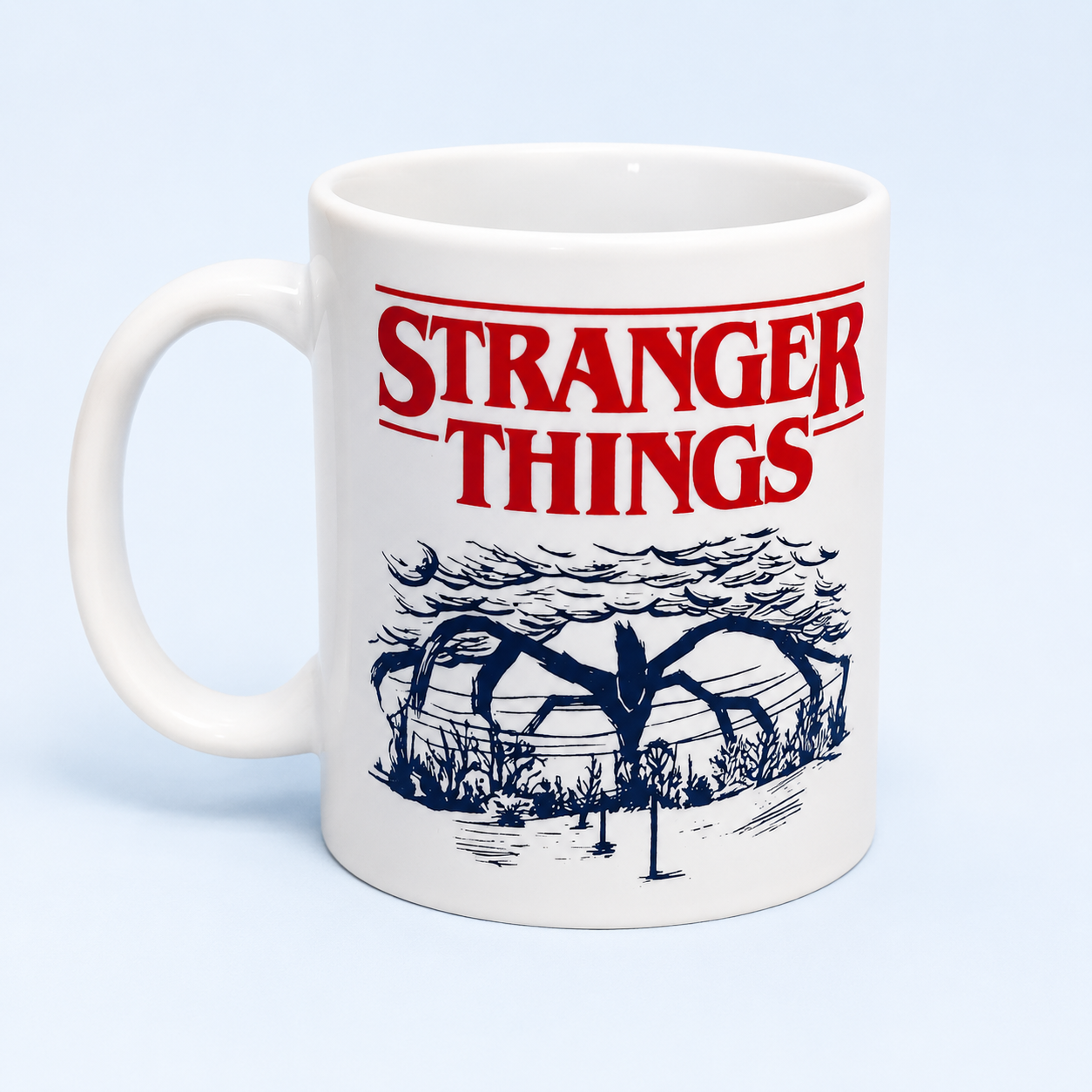Taza Stranger Things Cerámica 350 ml | Diseño Inspirado en la Serie de Ciencia Ficción | Apta para Microondas y Lavavajillas | Regalo para Fans