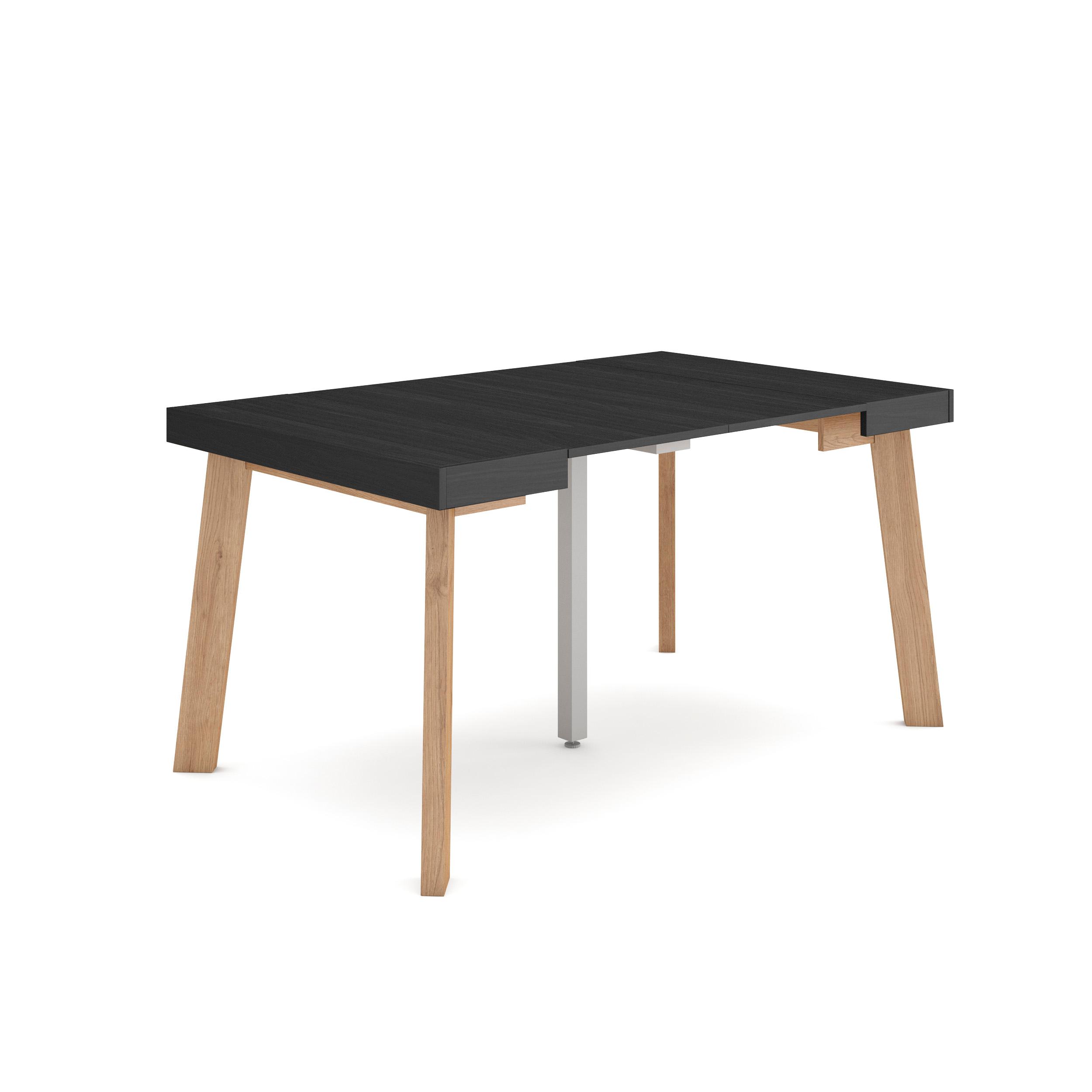Skraut Home, Mesa Consola Extensible, Mesa Auxiliar, Tapa, 58/140x90x73cm, Práctica y Versátil, Estilo Moderno, Fácil Montaje