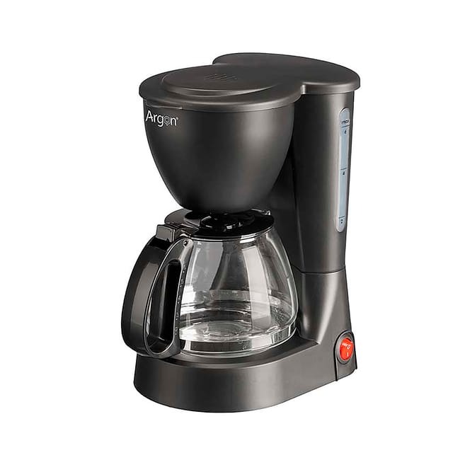 TopRed | Cafetera Eléctrica de Goteo Argón con Función Antigoteo – 2 Modelos Disponibles: 12 Tazas (1.2L, 750W) o 6 Tazas Compacta (0.6L, 550W) | Filtro Reutilizable, Placa Calefactora y Café Aromático Sin Derrames