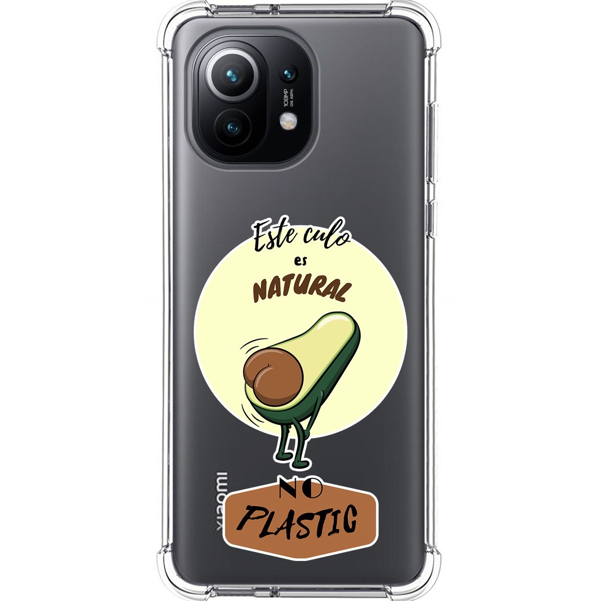 Tumundosmartphone Funda Silicona Antigolpes para Xiaomi Mi 11 5G diseño Culo Natural Dibujos