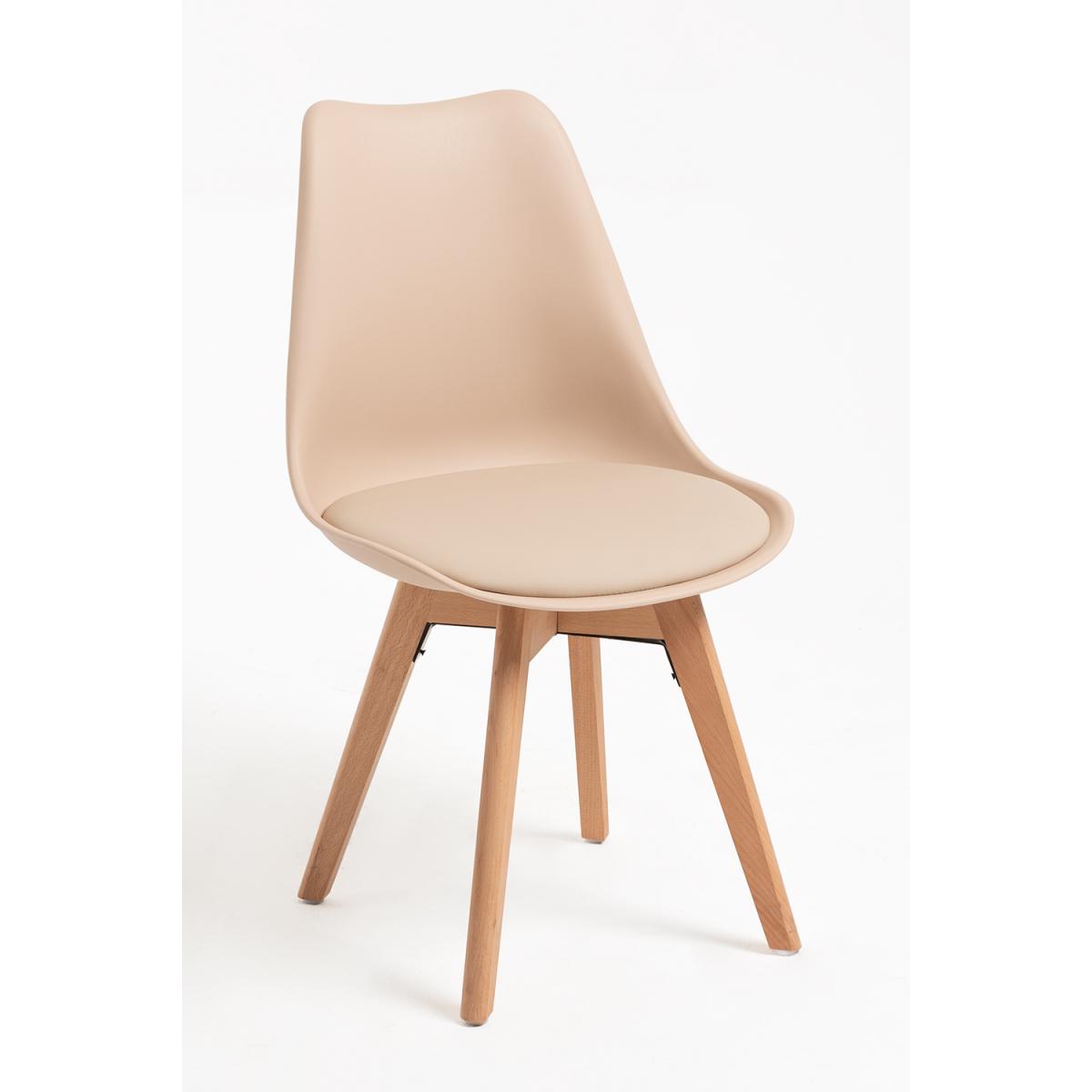 Regalos Miguel - Packs Sillas Comedor - Pack 2 Sillas Synk Basic - Beige