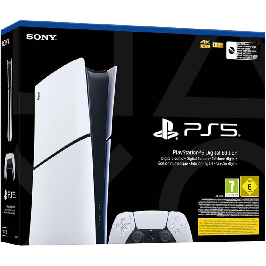 CONSOLA - PLAYSTATION 5 Edición digital (grupo de modelos slim) 825Gb