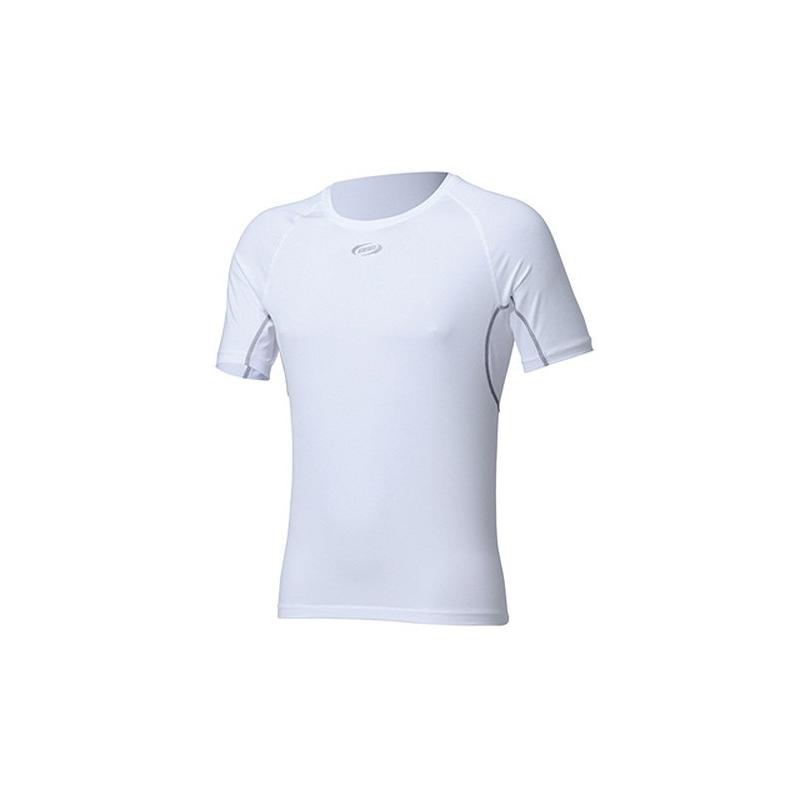 BBB - Camiseta interior de ciclismo manga corta BASELAYER BUW-01 para uso en carretera y montaña, con tejido ultra-fino de rejilla transpirable que expulsa la humedad y mejora la ventilación corporal