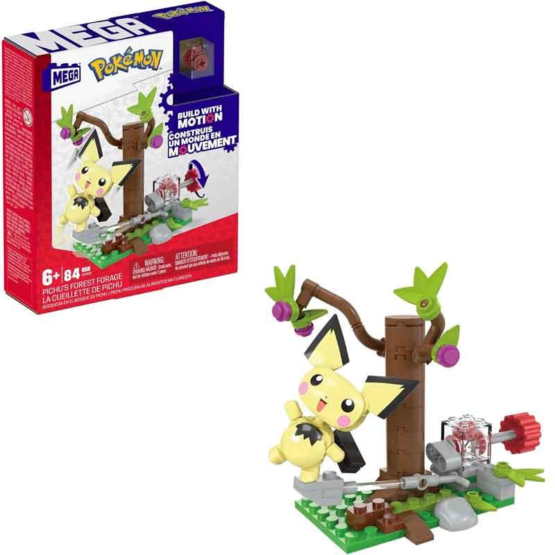 Mega Construx Pokémon Búsqueda en el Bosque de Pichu (Mattel HPB59) MEGA BLOKS
