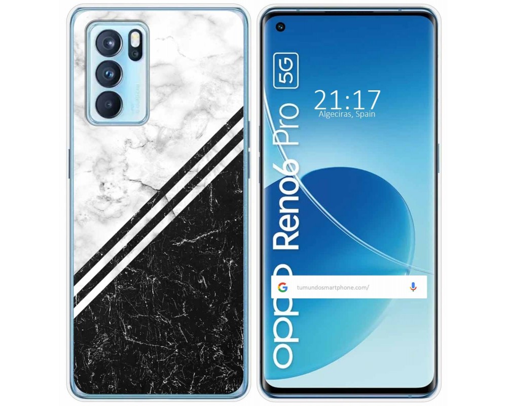 Funda personalizada gel OPPO RENO 6 5G con tu foto por 7,95 €