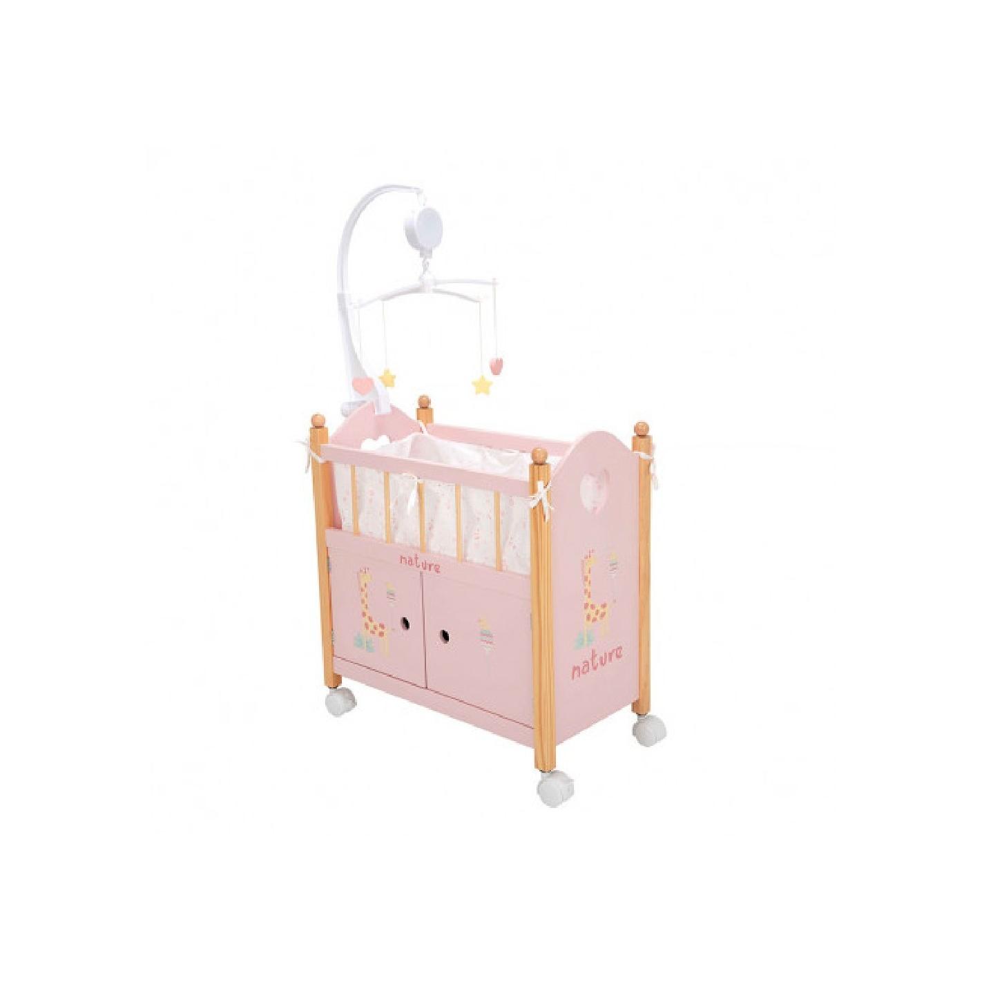 CUNA ARMARIO NATURE CON CARRUSEL