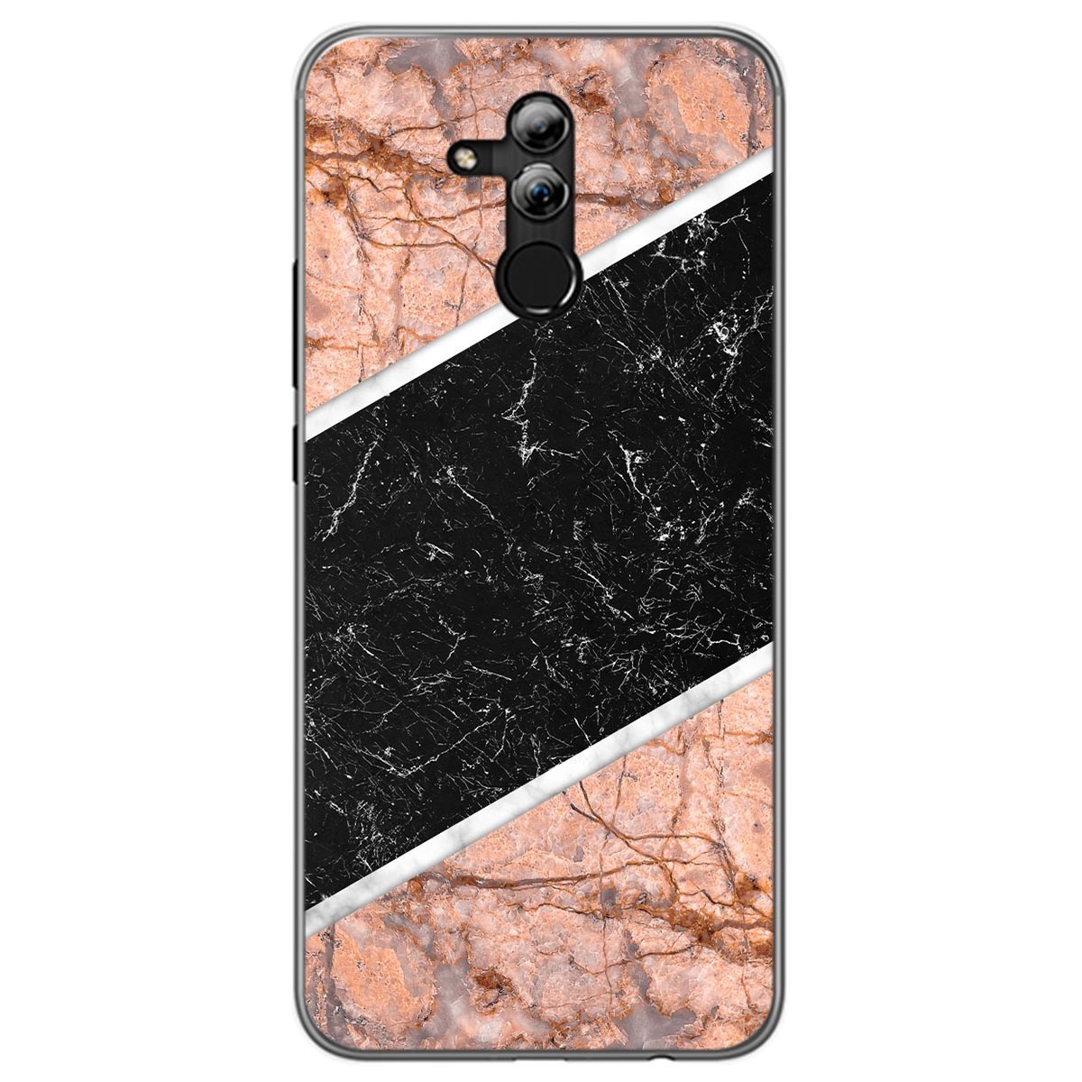 Tumundosmartphone Funda Gel Tpu para Huawei Mate 20 Lite diseño Mármol 07 Dibujos