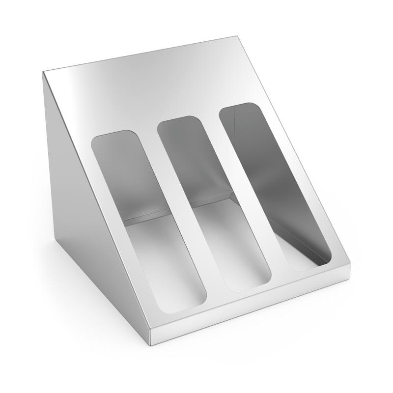 Botellero expositor inox de sobremesa para vino