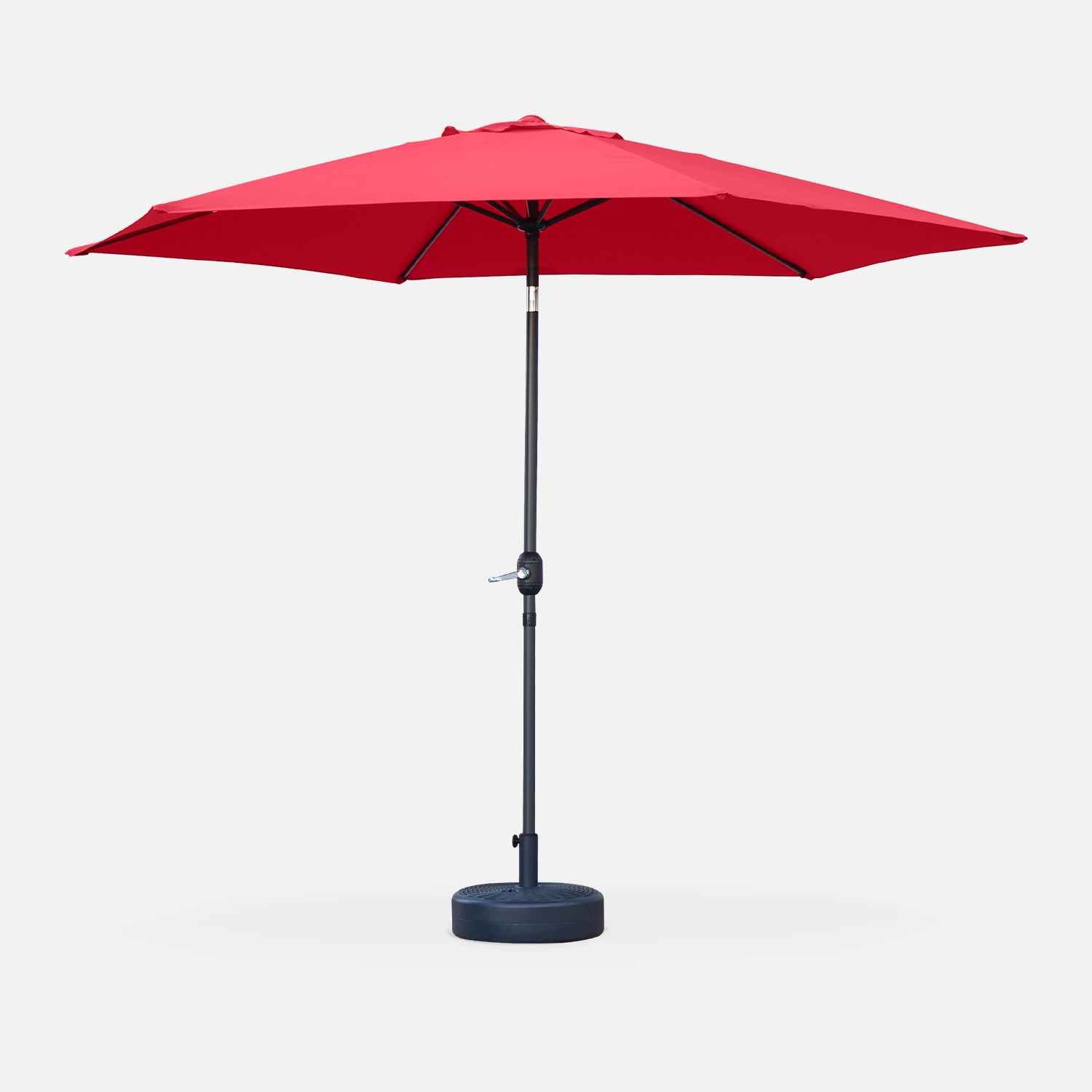 sweeek - Parasol redondo, 3x3m , Touquet , 294x294x243