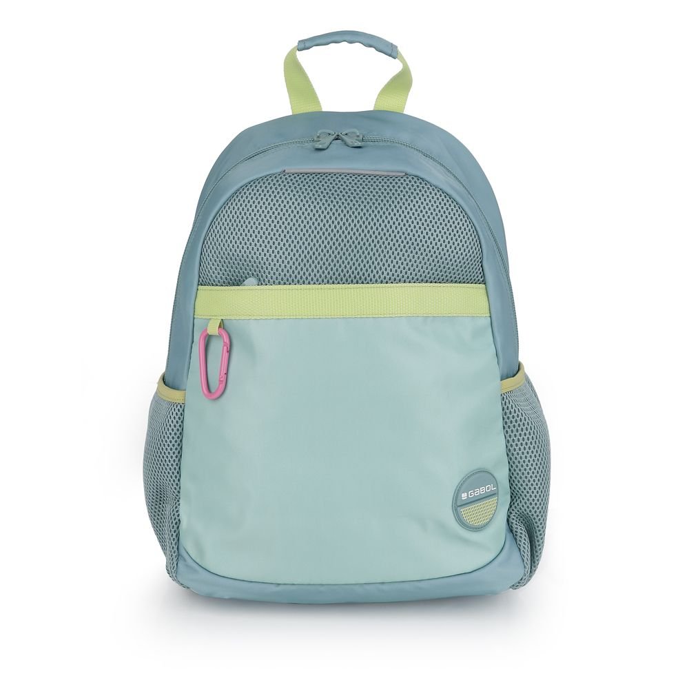 GABOL MOCHILA ESCOLAR 41X34 REJILLA ADAPT. WHISPER VERDE AGUA WHISPER 15x41x31 Cms.