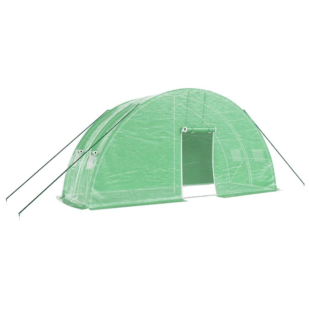 vidaXL Invernadero con estructura de acero verde Multitalles