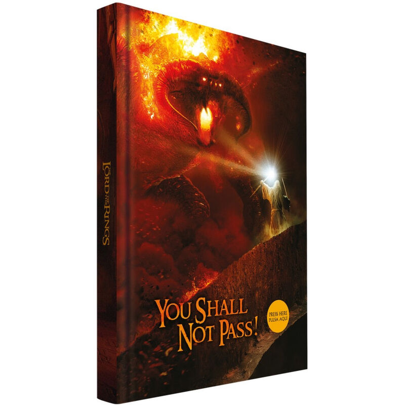SD toys El Señor de los Anillos – Cuaderno luminoso You Shall Not Pass