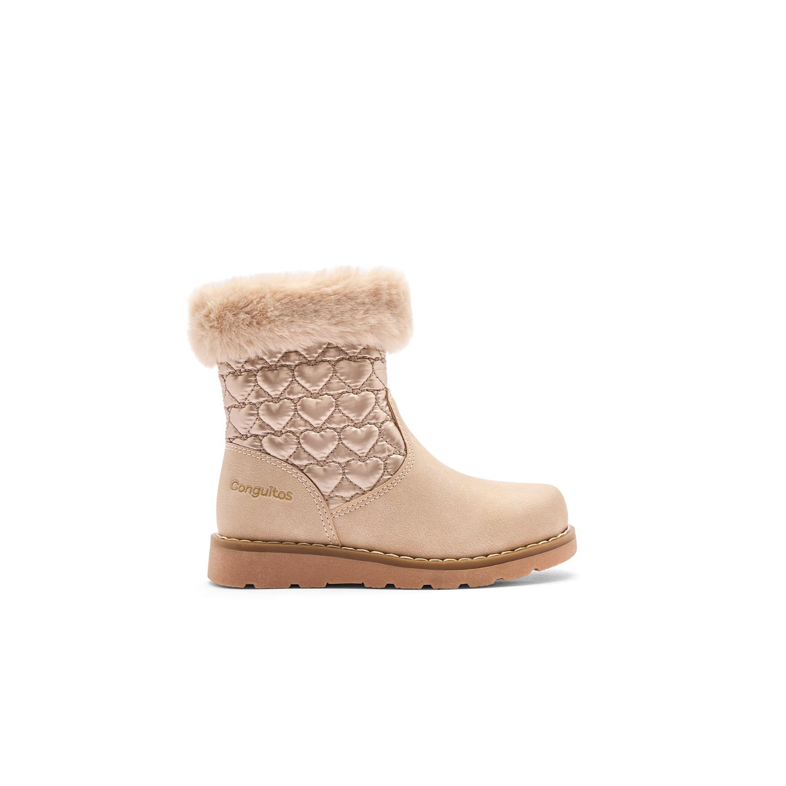 Conguitos - Botas de niña corte medio con estampado de estrella para Niña