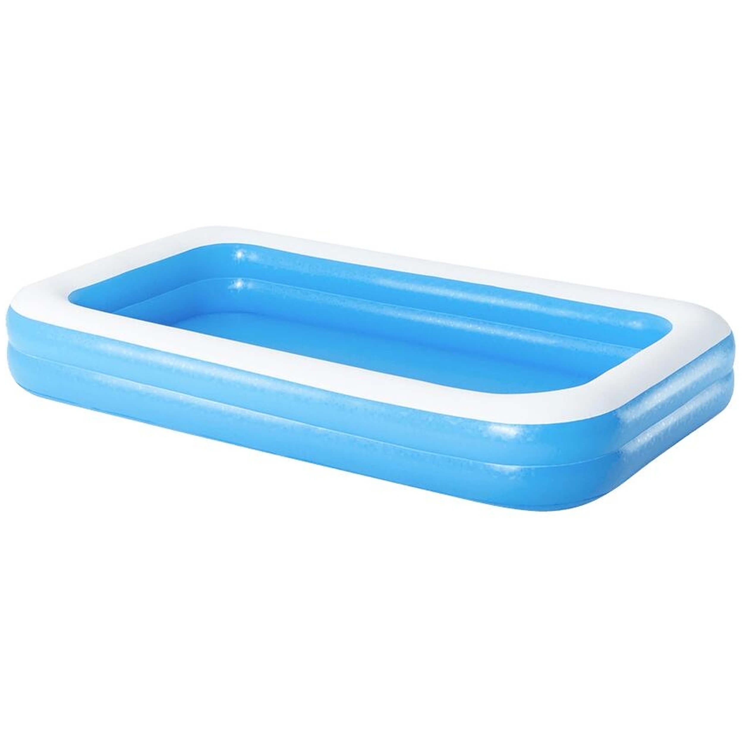 Juego Clásico Para Niños De 3 + Años Bestway Piscina Hinchable Rctangular Familiar 305X183 Cm