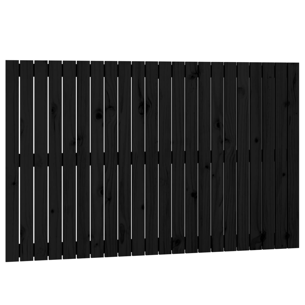 vidaXL Cabecero de cama de pared madera maciza de pino 140x3x90 cm
