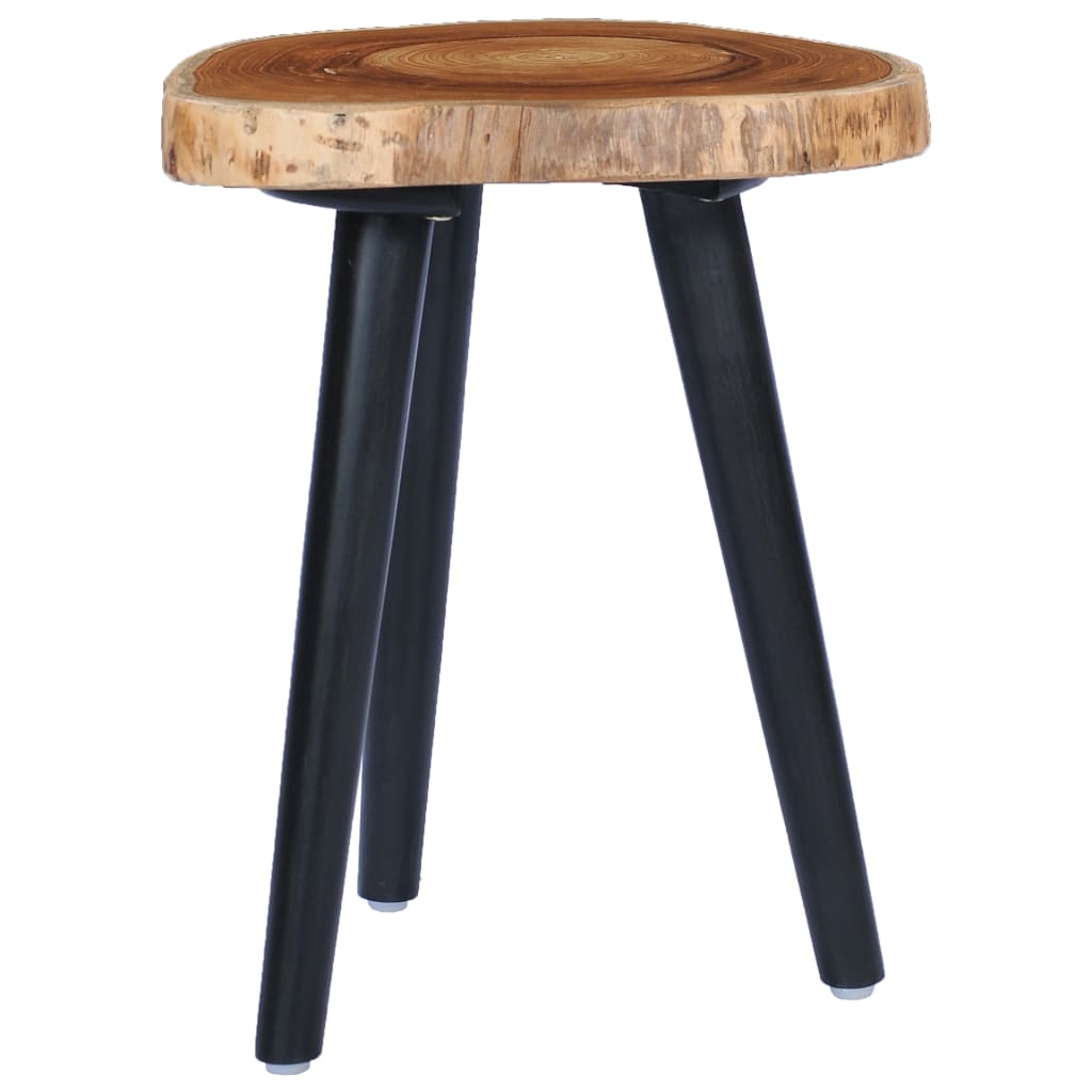vidaXL Mesa de centro de madera maciza de teca 40x45 cm Mesita de Salón o Comedor o Auxiliar Mesa de Café Meuble Salón