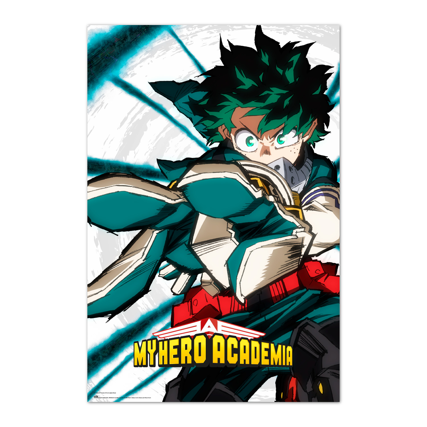 Lydsto Póster My Hero Academia Izuku Midoriya - 61 X 91 -5 Cm - Papel de Brillo 150gr - Alta Calidad - Envío Enrollado