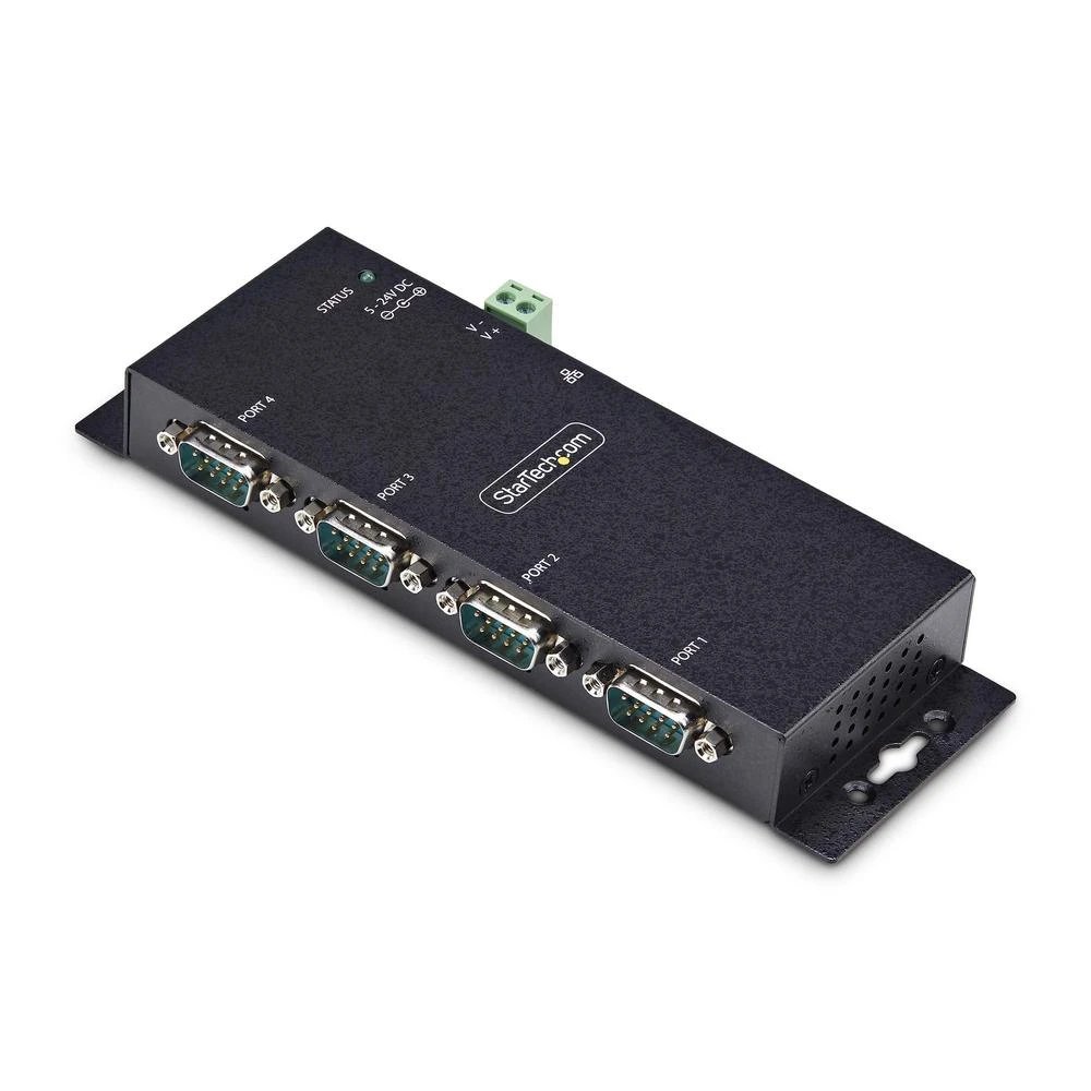 StarTech - Tarjeta de red PC I43-SERIAL-ETHERNET para conversión RS232 a Ethernet con 4 puertos DB9 y 921,6 kbps