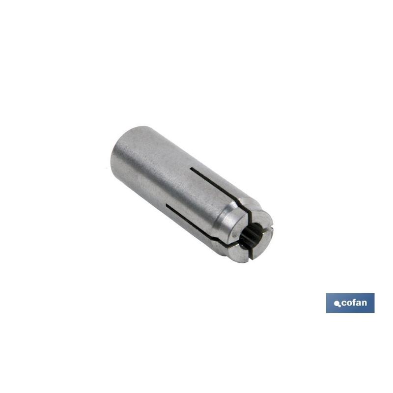 Taco metal. expansion golpe inox a-4 m-12   caja 50 unid.
