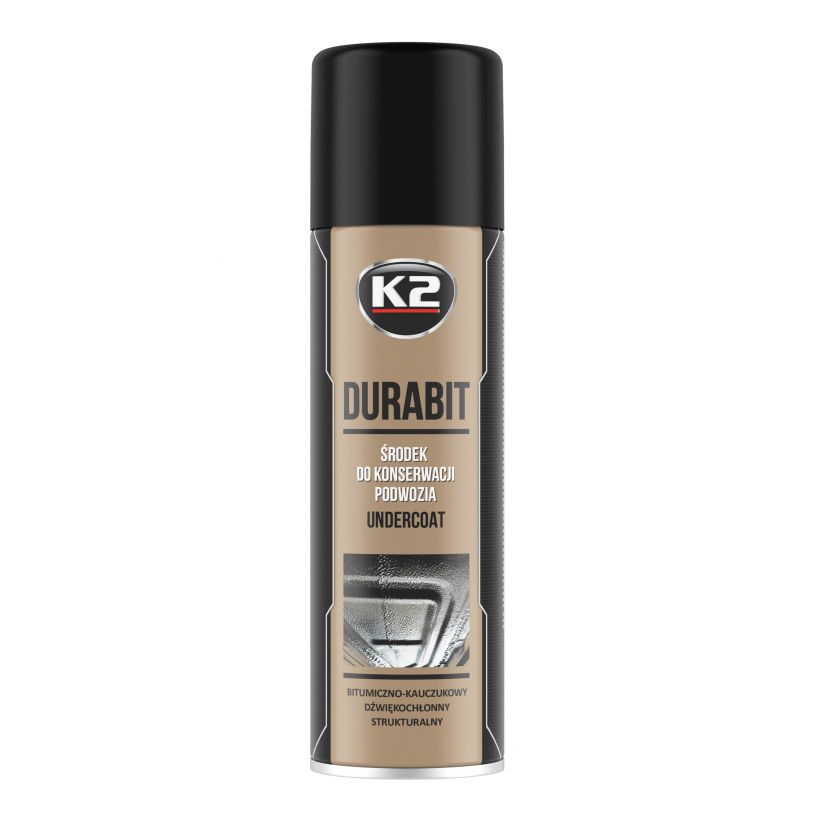 K2 Spray Antigravilla Protección de Bajos Bituminosa Protector de Chasis y Umbrales, Efecto Fonoabsorbente y Anticorrosión - 500 ML (1)