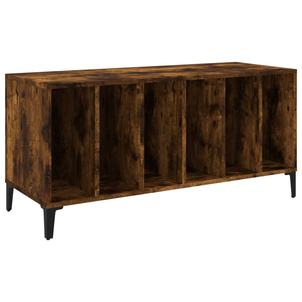 vidaXL Mueble para discos madera contrachapada 100x38x48 cm Multicolor