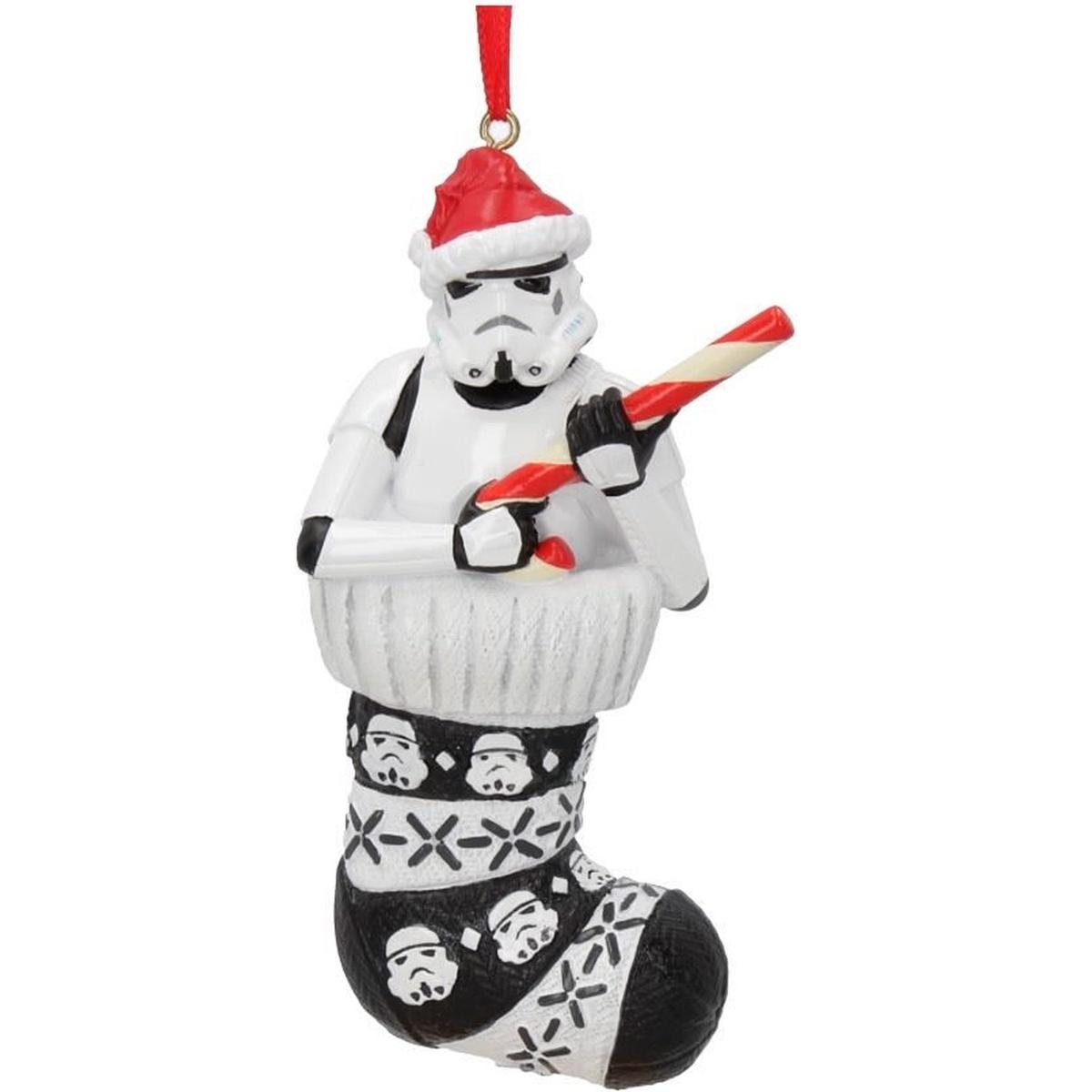 Nemesis Now - Star Wars - Adorno Colgante Stormtrooper en Calcetín 11,5 Cm