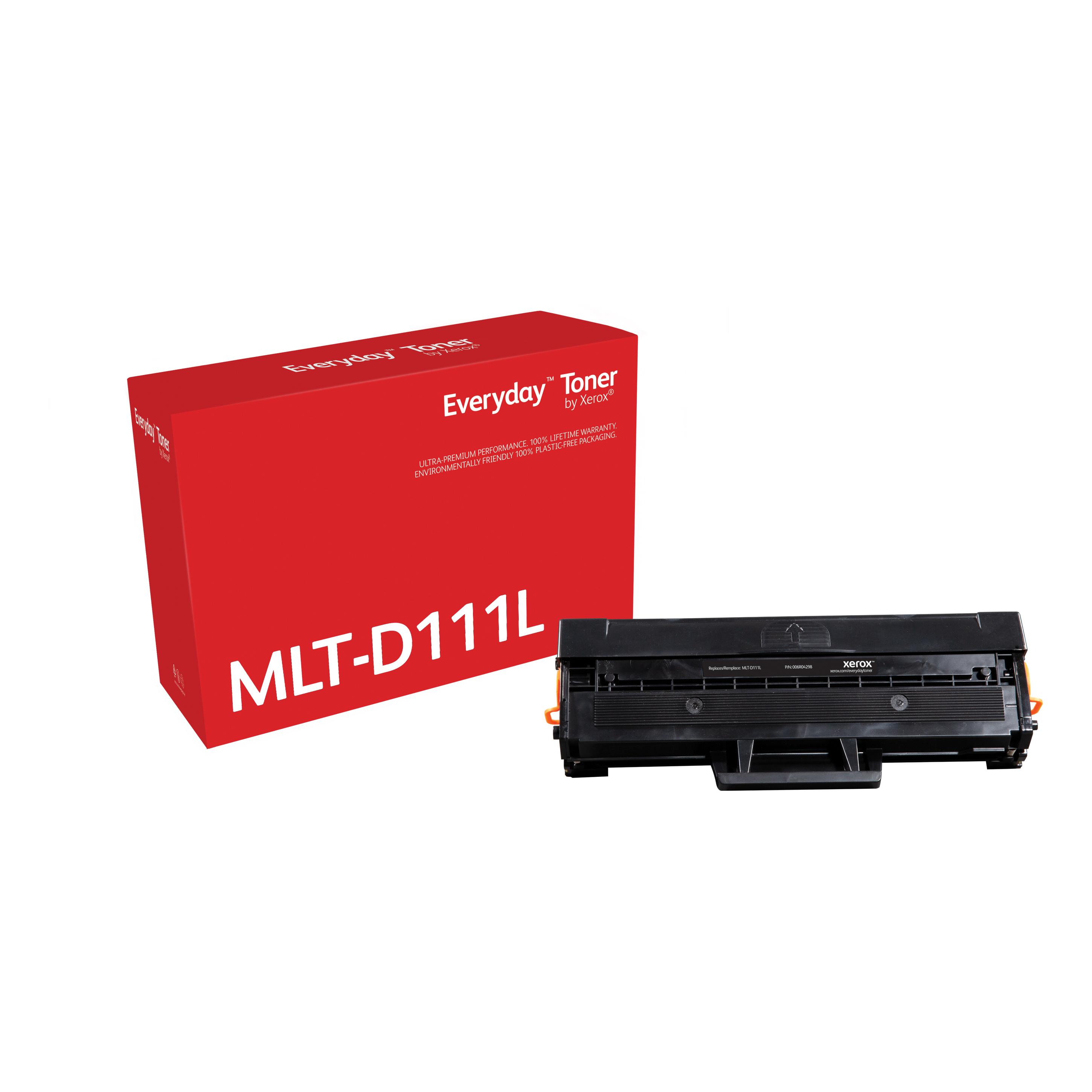 Compatible Everyday Tóner de Alto rendimiento Negro Equivalente a MLT-D111L para Samsung SL-M2020, S