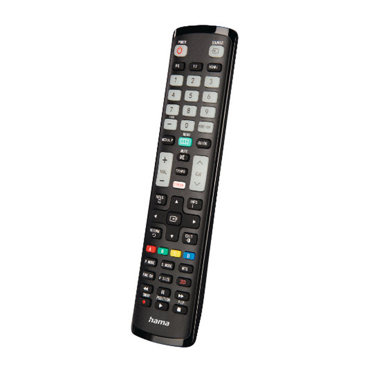 Mando a Distancia Universal de TV por Infrarrojos para 8 Dispositivos con botón de aplicación