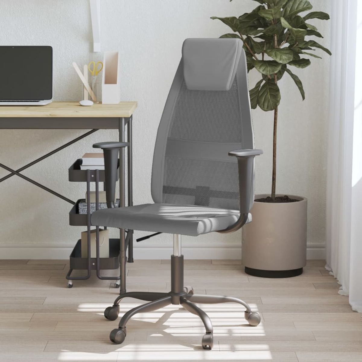 Silla de oficina Remo altura ajustable con reposabrazos 105-115x67x68 cm