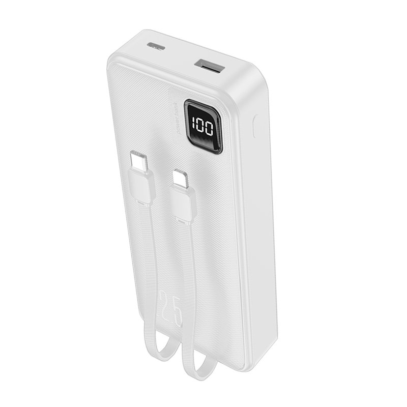 Cool bateria externa universal power bank 22.5w 20.000 mah (tipo-c / lightning) blanco