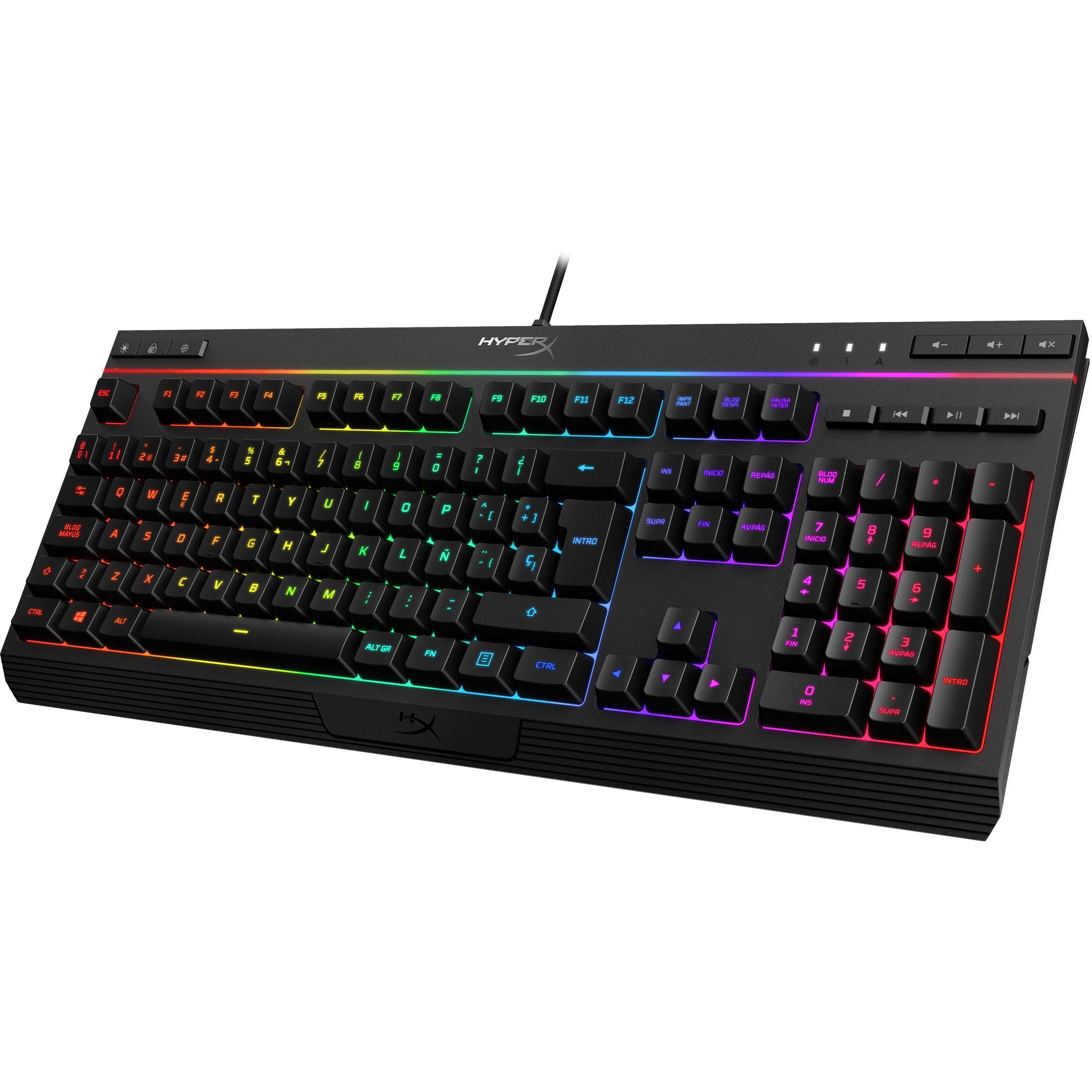 HP HyperX Alloy Core RGB teclado USB Español Negro