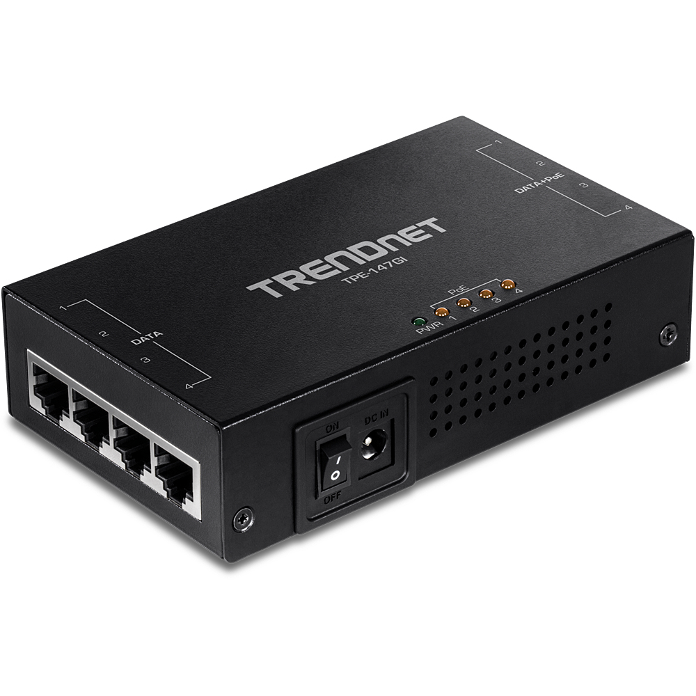 Trendnet TPE-147GI adaptador e inyector de PoE Gigabit Ethernet