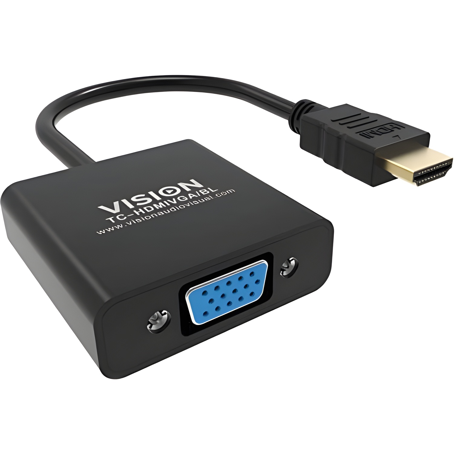 Vision Adaptador de Cable de Vídeo HDMI a VGA 0,23 M - Negro